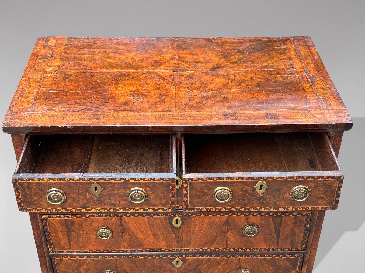 18th Century Walnut Chest Of Drawers-photo-3