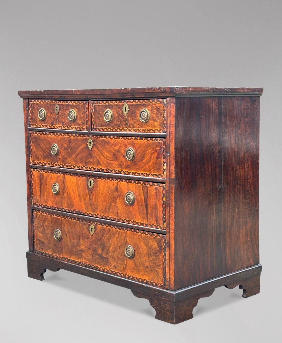 18th Century Walnut Chest Of Drawers-photo-5