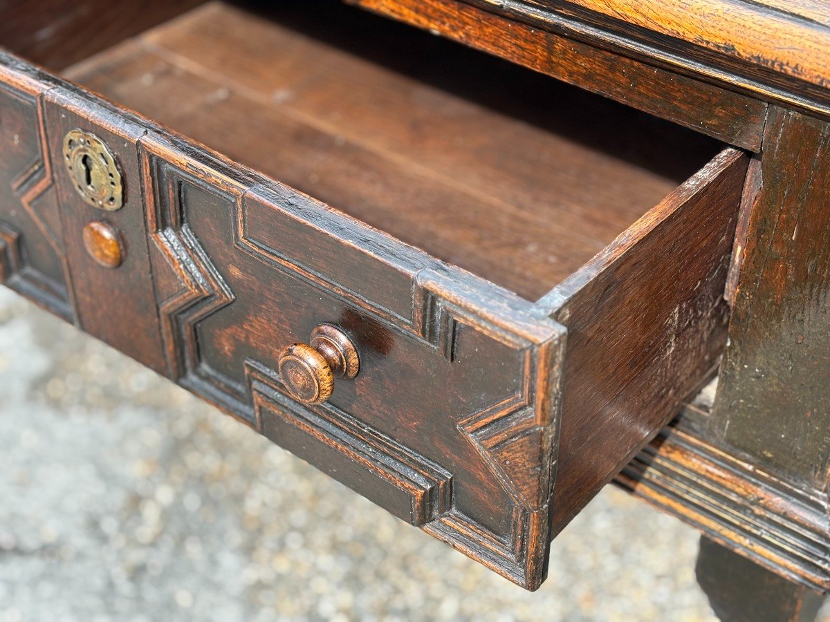 18th Century Oak Geometric Dresser-photo-3