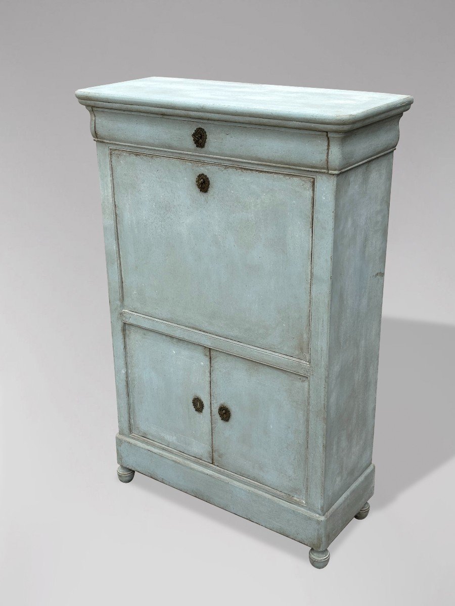 French Painted Escritoire Desk-photo-5