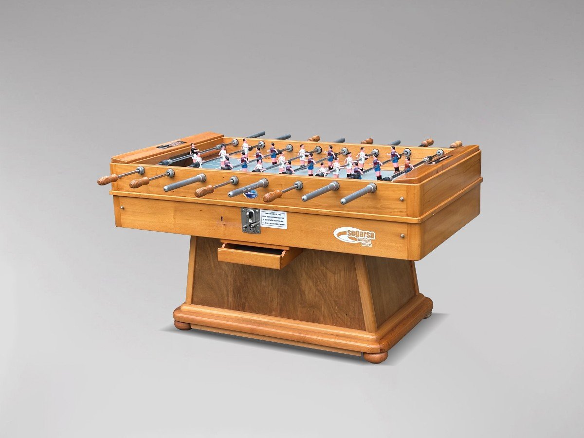  1980s Spanish Foosball Kicker Table-photo-8