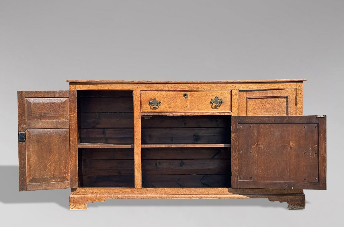 Early 19th Century English Georgian Oak Dresser-photo-3