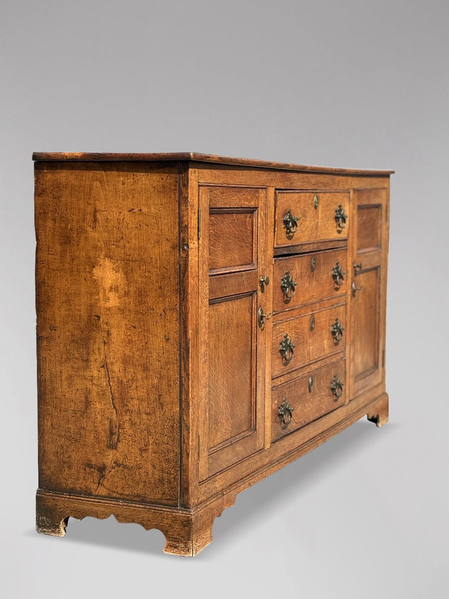 Early 19th Century English Georgian Oak Dresser-photo-1