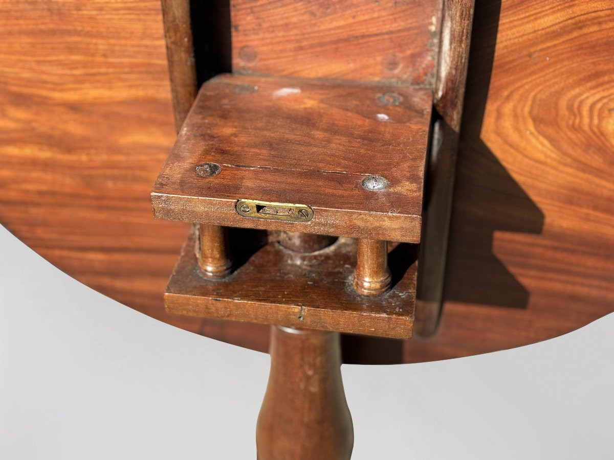 18ème Siècle, Table Tripode en Acajou d'Époque George III-photo-4
