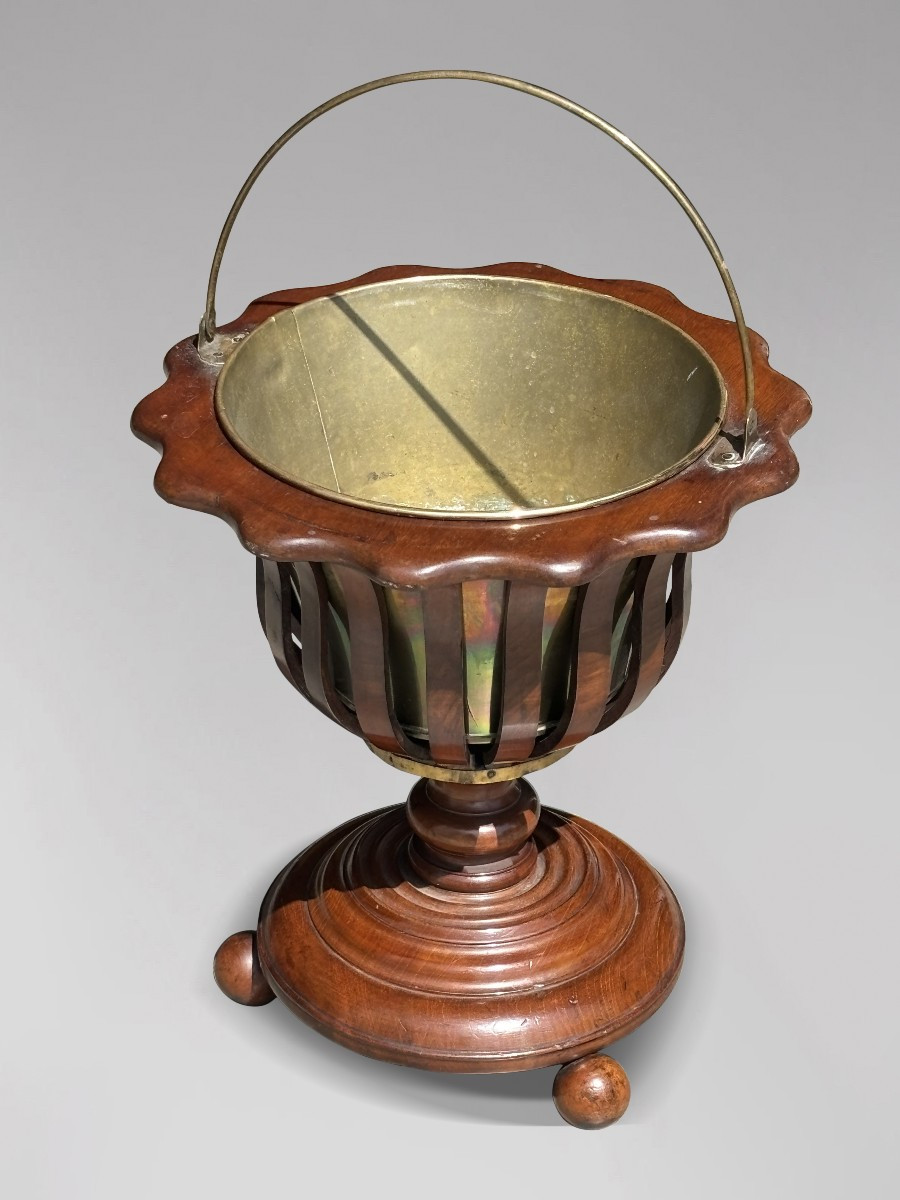 19th Century Walnut Jardinière Or Wine Cooler