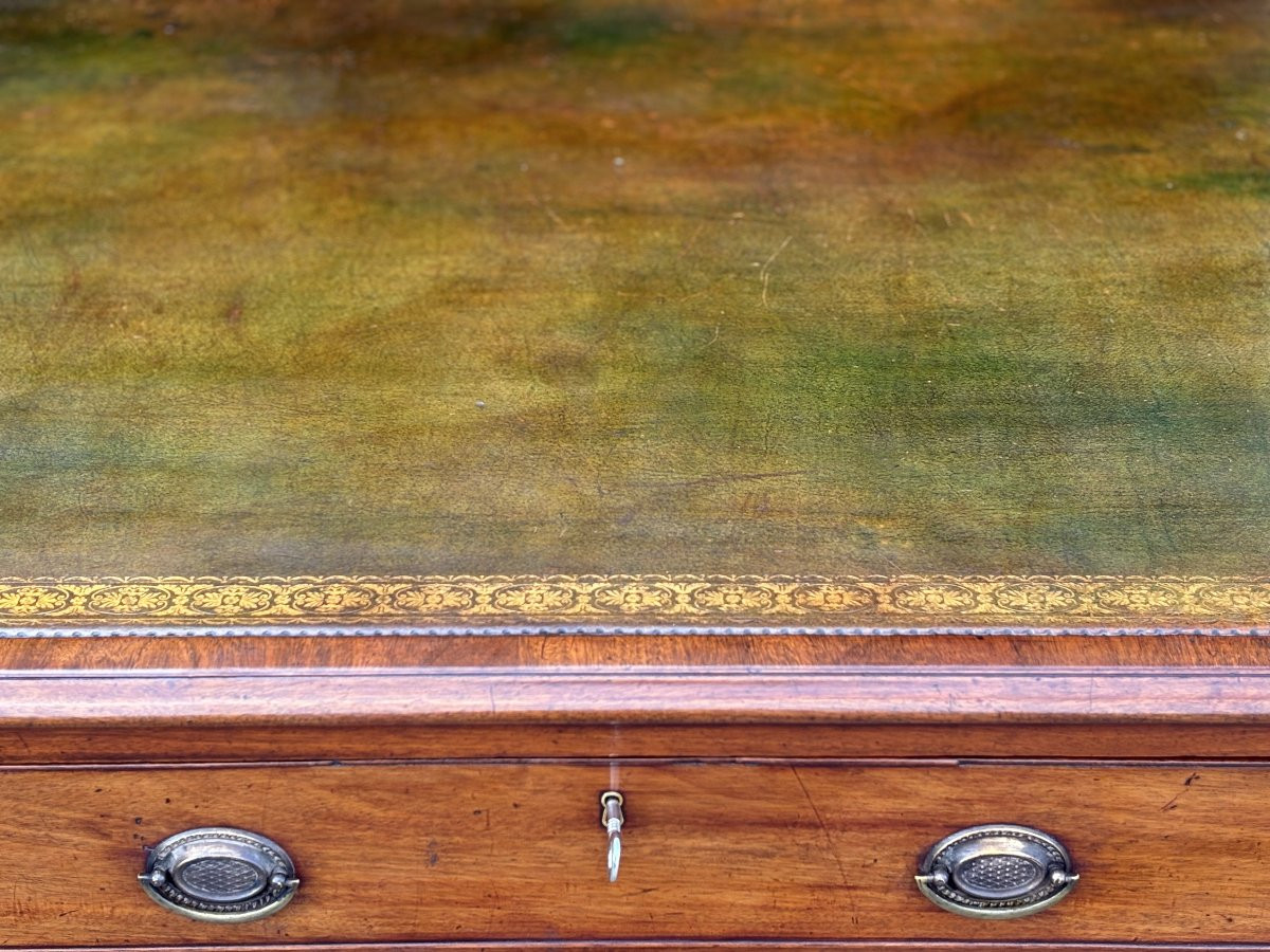 18ème Siècle, Table à Écrire en Acajou de la Période George III -photo-1