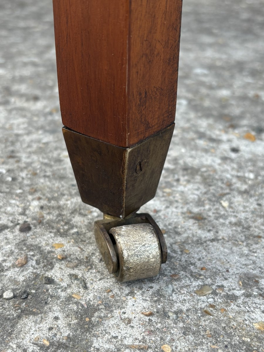 18ème Siècle, Table à Écrire en Acajou de la Période George III -photo-6