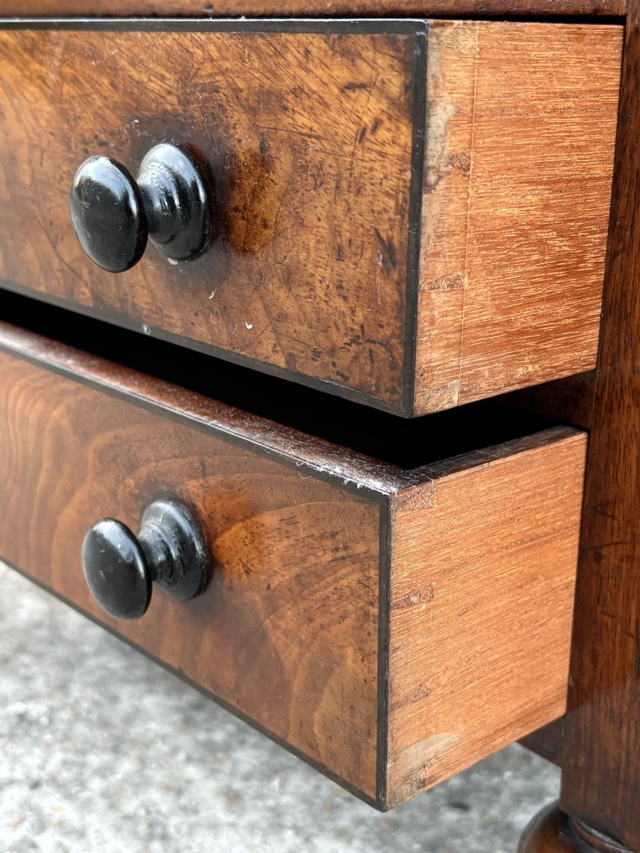 Early 19th Century George III Period Mahogany Whatnot-photo-2