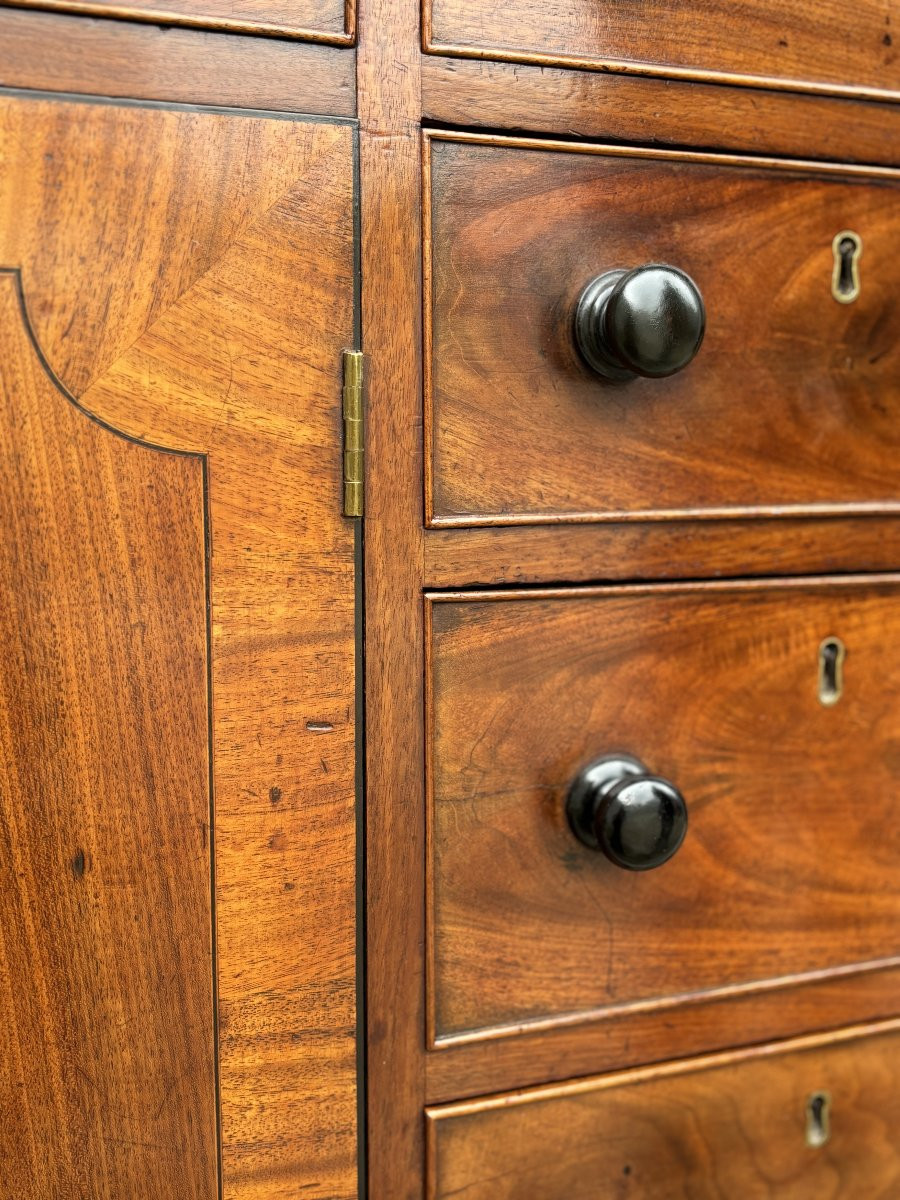 18th Century George III Period Mahogany Bookcase-photo-7