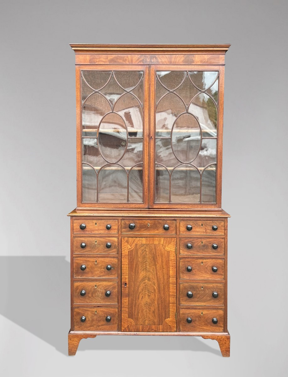 18th Century George III Period Mahogany Bookcase