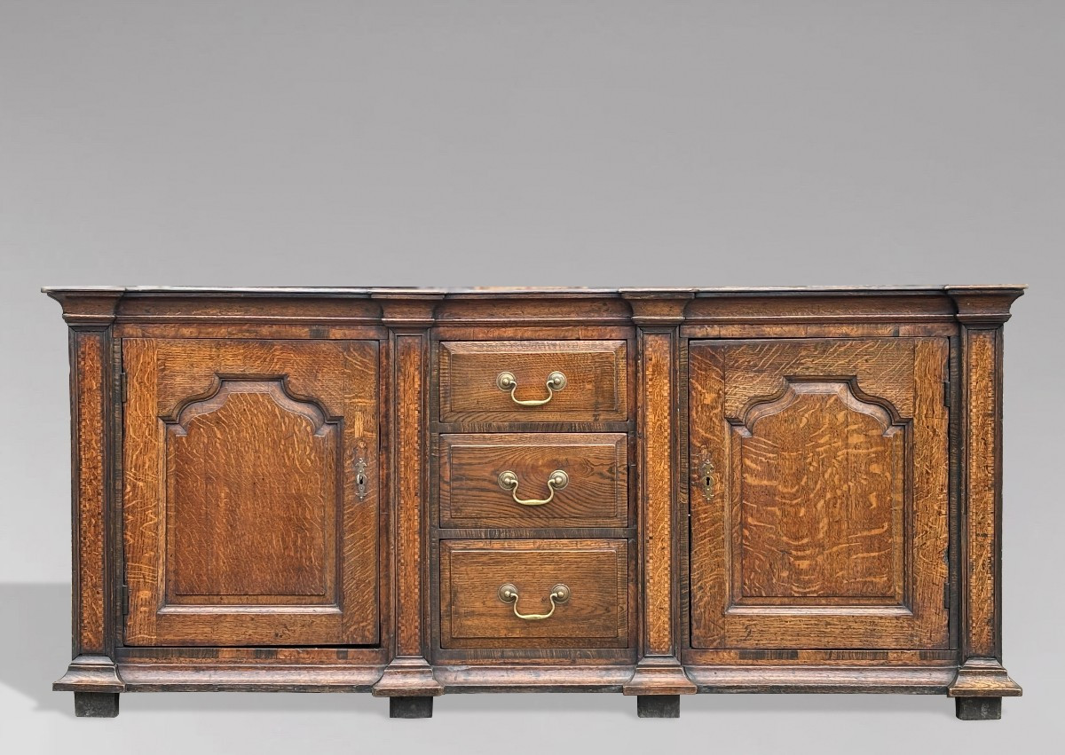 18ème Siècle, Buffet en Chêne d'Époque George III