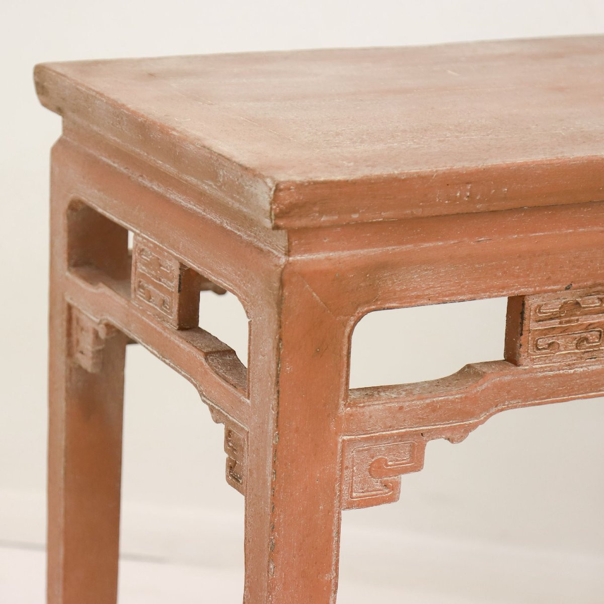 19ème Siècle, Paire de Consoles Chinoises Peintes-photo-1