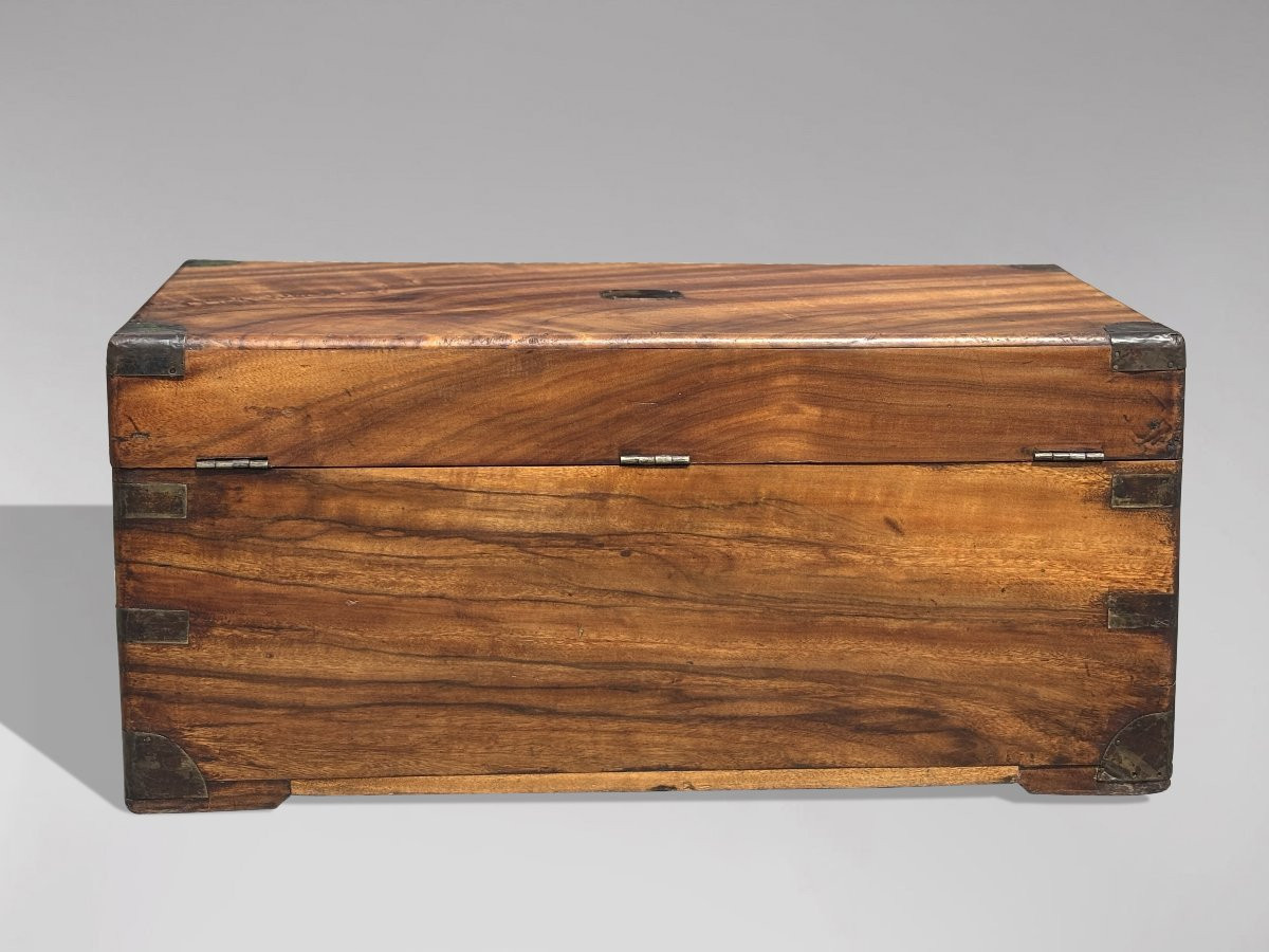 Mid 19th Century Camphor Wood Traveling Trunk-photo-2