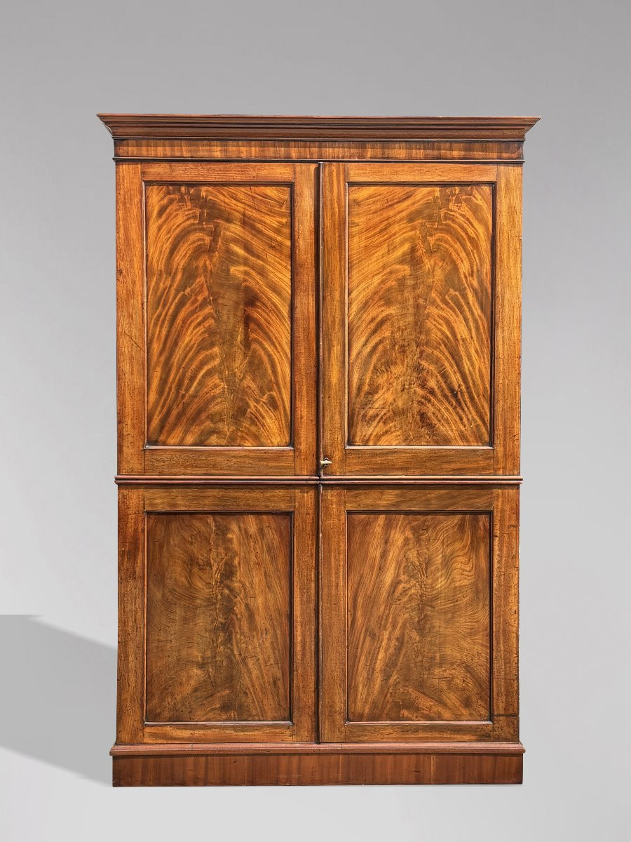Armoire en Acajou du Début du 19ème Siècle, Époque George IV-photo-2