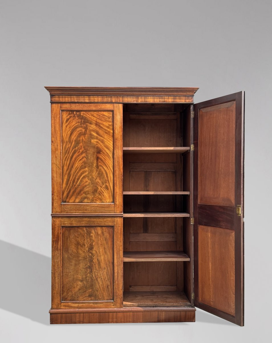 Armoire en Acajou du Début du 19ème Siècle, Époque George IV-photo-3