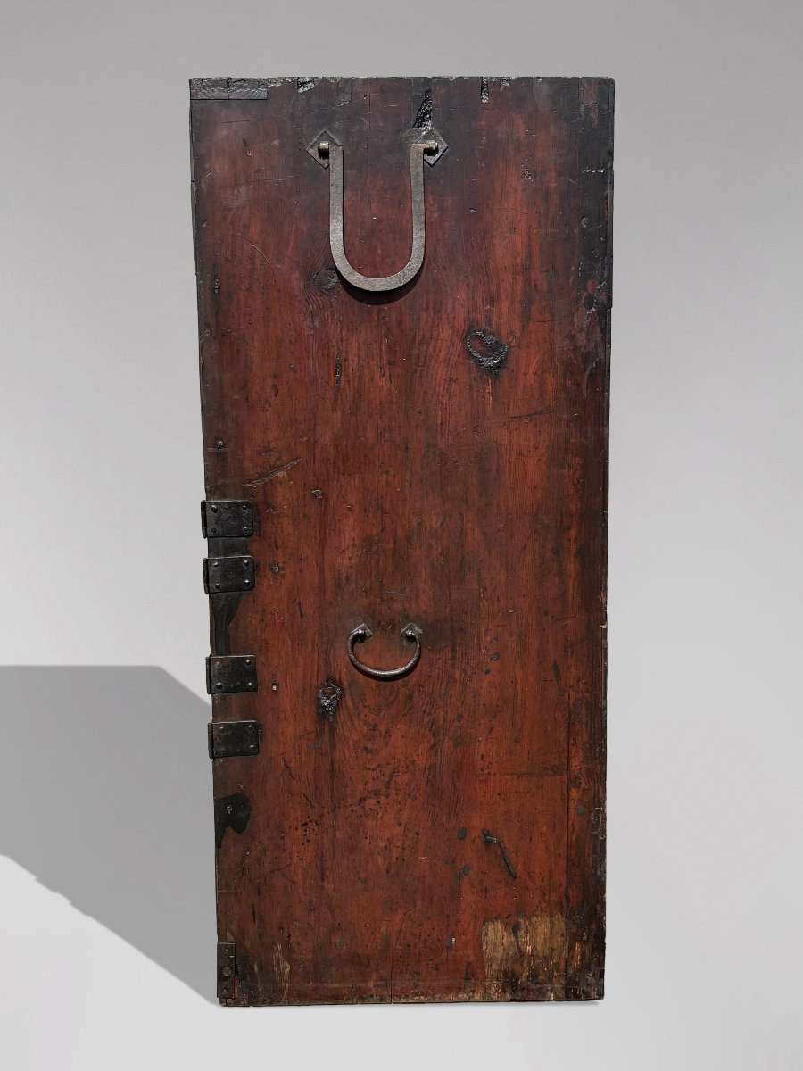 19th Century Late Meiji Japanese Keyaki Merchant Tansu Chest-photo-7