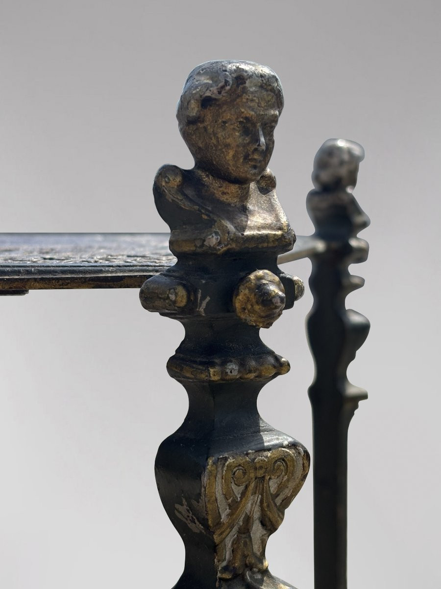 Étagère Ornementale Antique en Fonte-photo-7