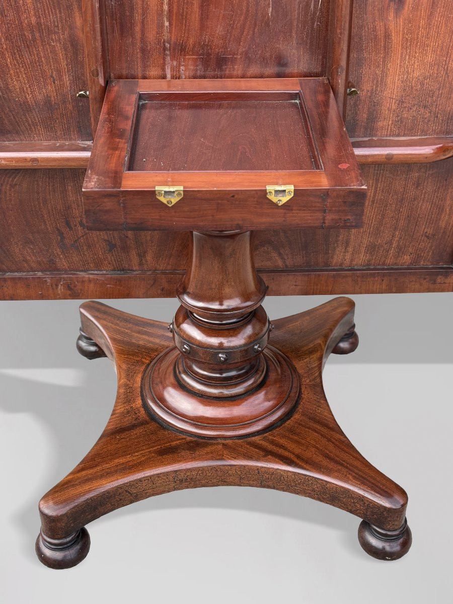 Impressionnante 19ème Siècle, Table à Manger en Acajou d'Époque Guillaume IV -photo-2