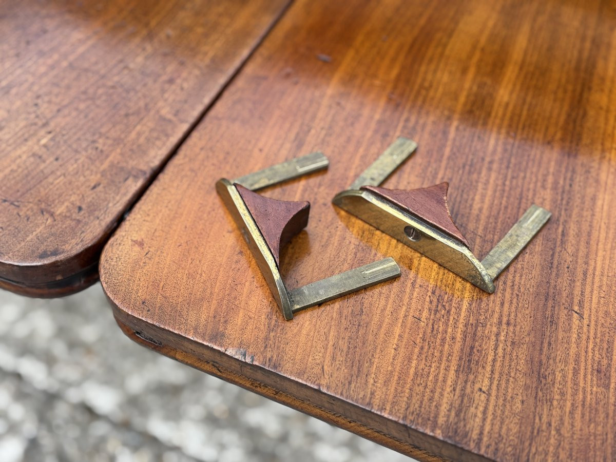 Impressionnante 19ème Siècle, Table à Manger en Acajou d'Époque Guillaume IV -photo-3