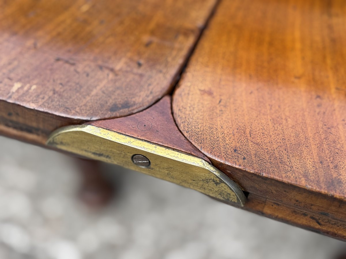 Impressionnante 19ème Siècle, Table à Manger en Acajou d'Époque Guillaume IV -photo-4