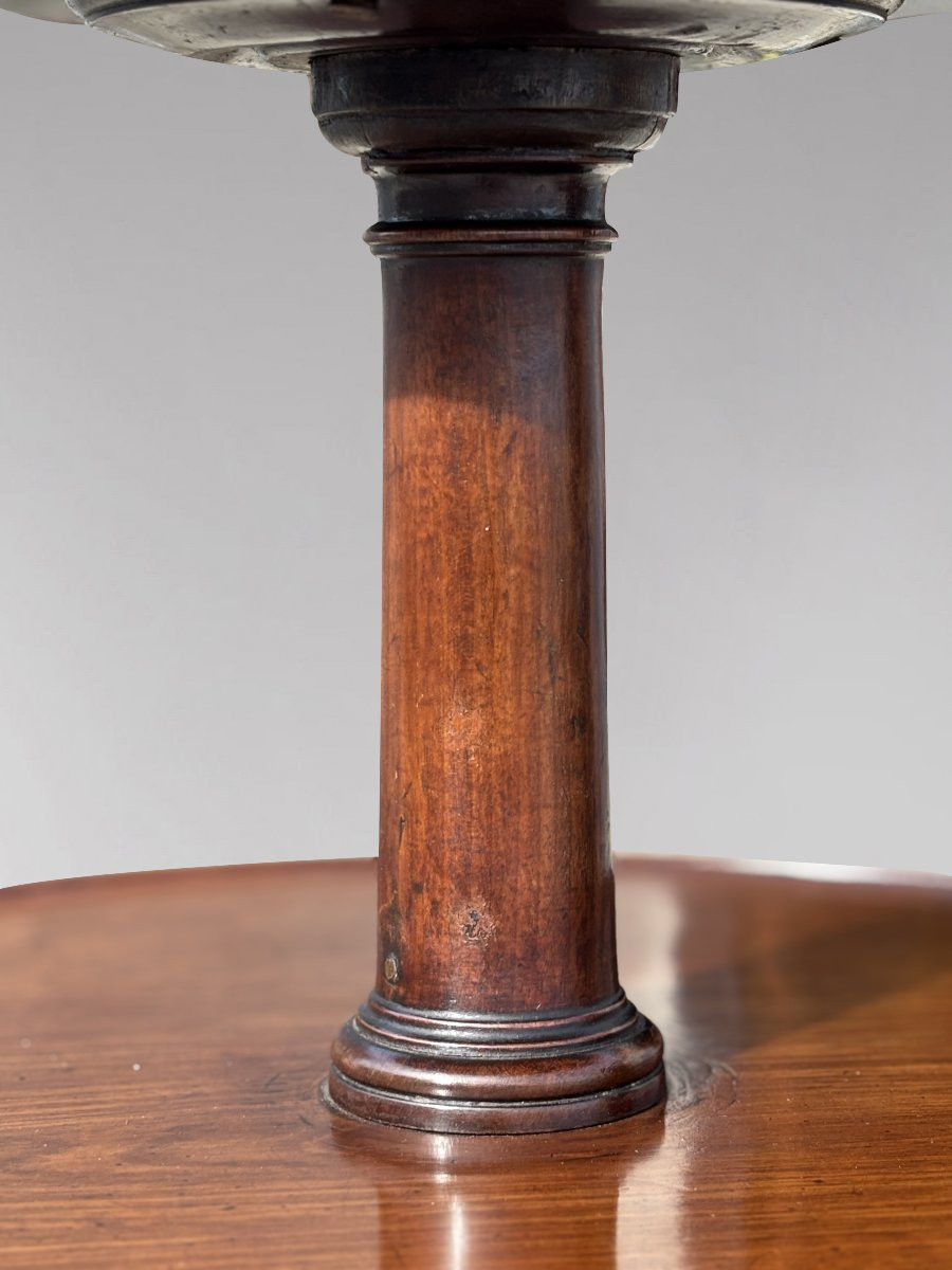 18th Century George III Period Mahogany Dumb Waiter-photo-4