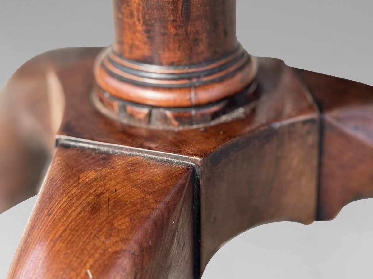 18th Century George III Period Mahogany Dumb Waiter-photo-1