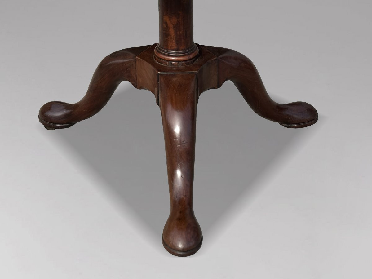 18th Century George III Period Mahogany Dumb Waiter-photo-2