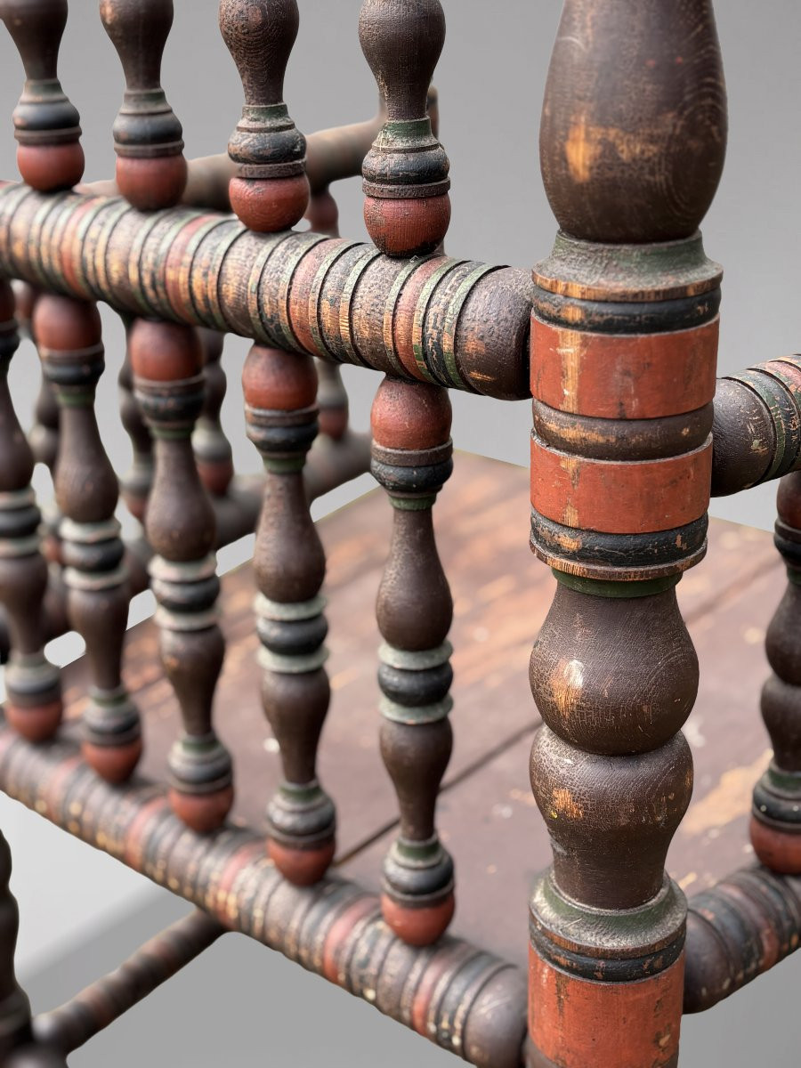 19ème Siècle, Fauteuil-Trône Suédois -photo-5