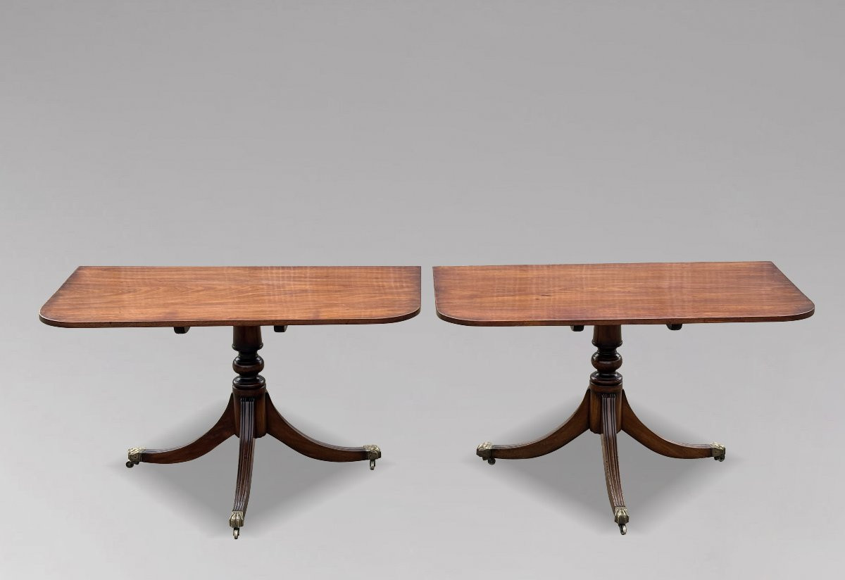 Début 19ème Siècle, Table à Manger en Acajou d’Époque Géorgienne-photo-2