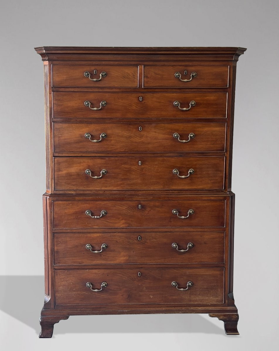 18ème Siècle, Commode Double en Acajou, Époque George III-photo-5