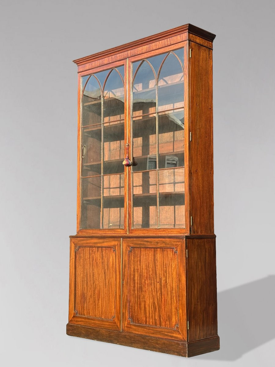 18ème Siècle, Bibliothèque en Acajou, Époque George III-photo-2