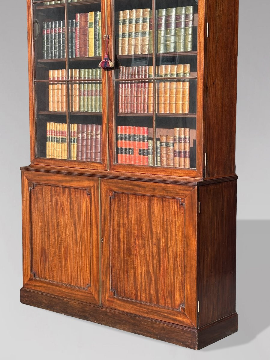 18ème Siècle, Bibliothèque en Acajou, Époque George III-photo-5