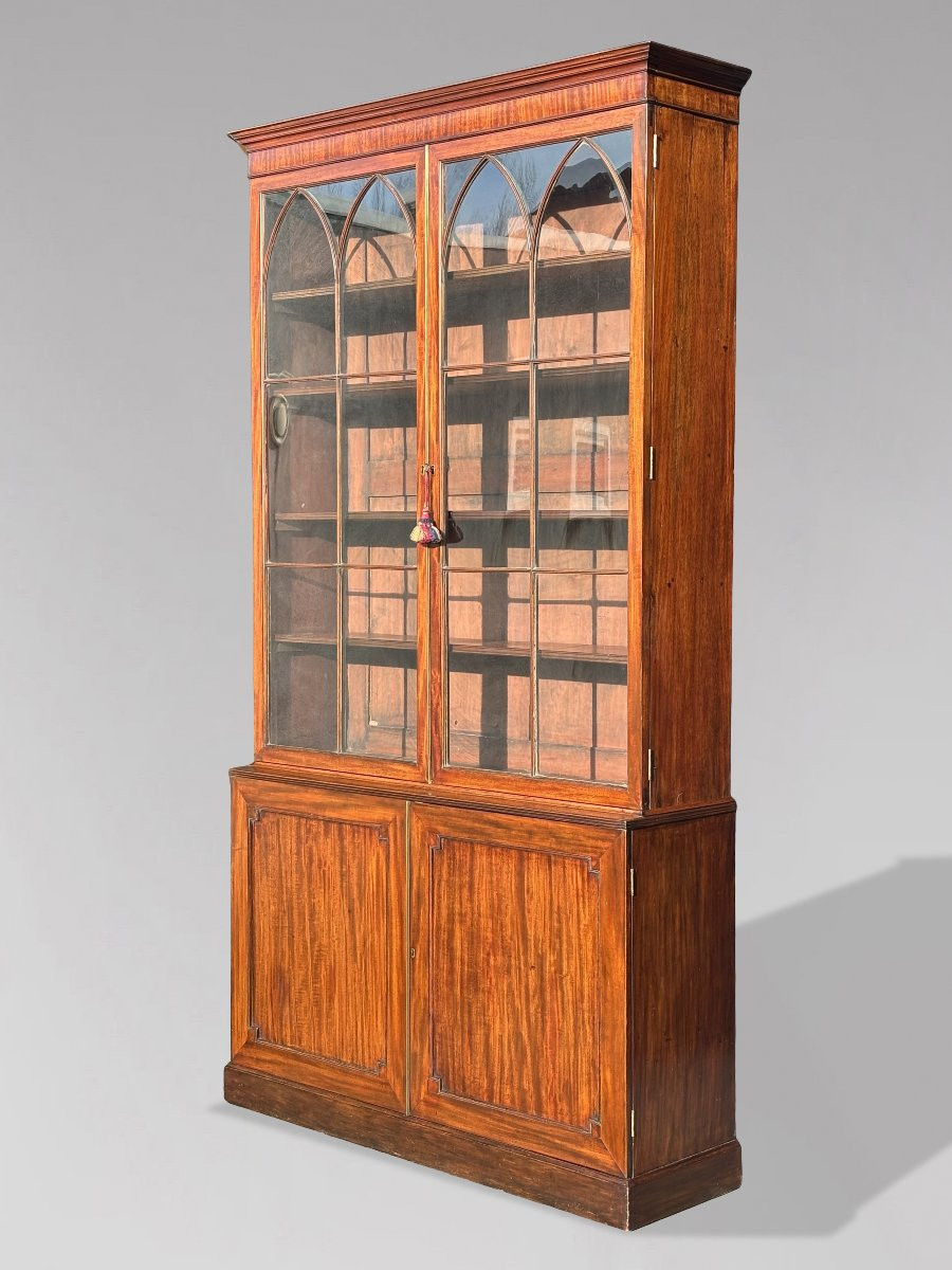 18ème Siècle, Bibliothèque en Acajou, Époque George III-photo-6