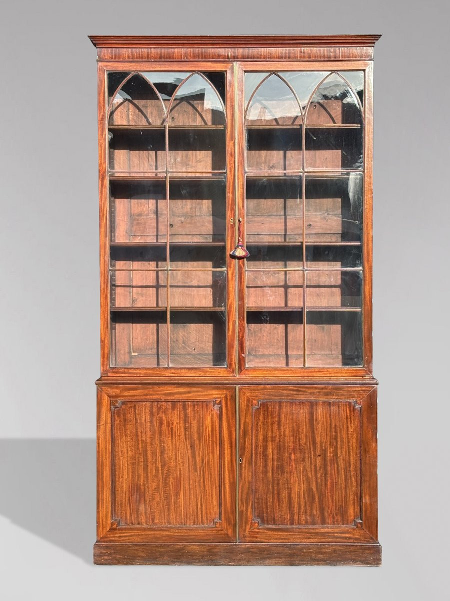 18ème Siècle, Bibliothèque en Acajou, Époque George III-photo-7