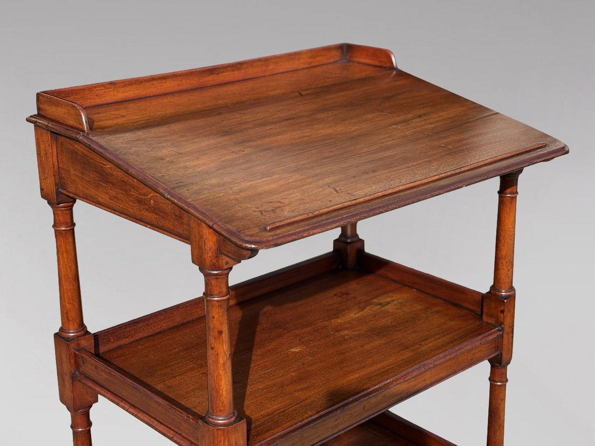 Early 19th Century George IV Period Mahogany Whatnot Shelf-photo-2