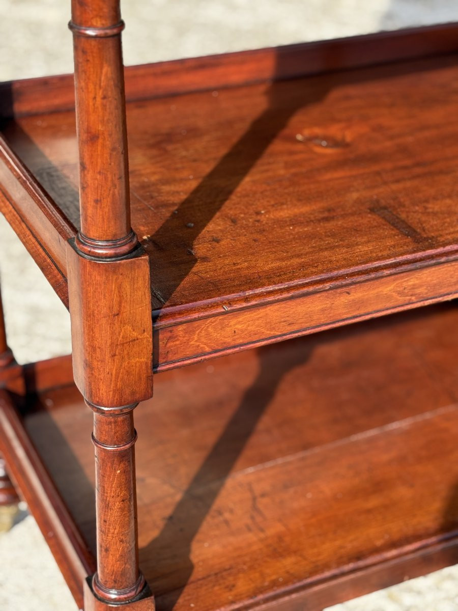 Early 19th Century George IV Period Mahogany Whatnot Shelf-photo-3