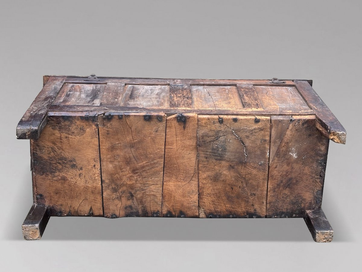 17ème Siècle, Coffre en chêne, Lancashire-photo-5