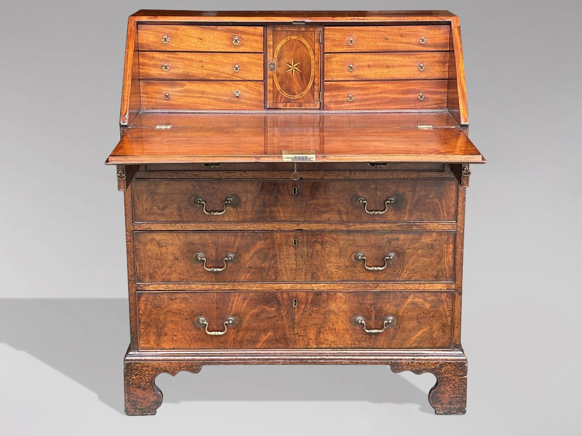 18th Century George III Period Mahogany Desk-photo-3