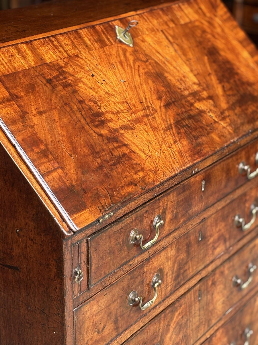18th Century George III Period Mahogany Desk-photo-8