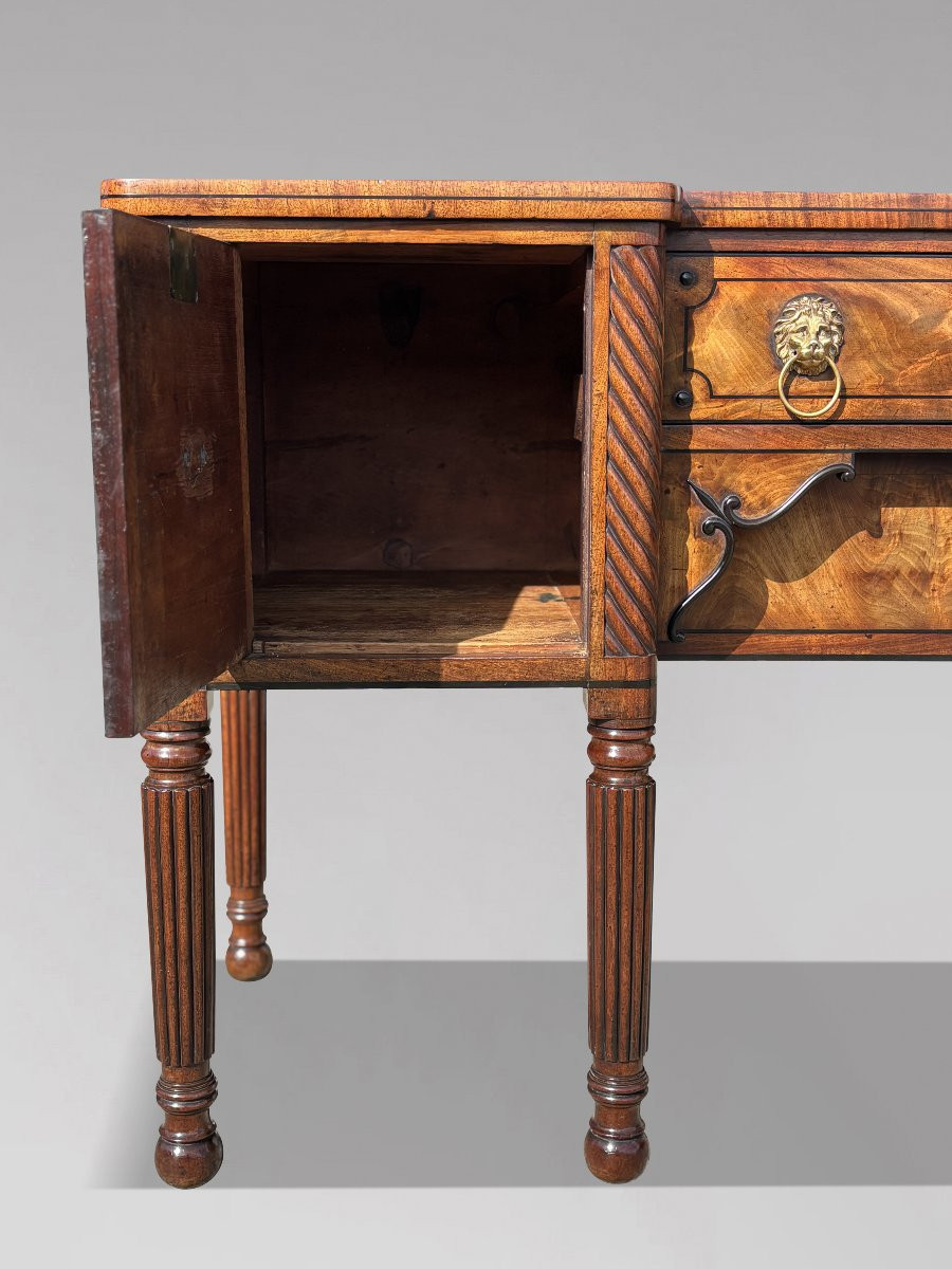 Début 19ème Siècle, Buffet en Acajou à Incrustations d’Ébène, Période George IV-photo-8