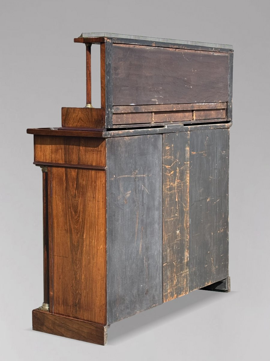 19th Century Regency Period Rosewood Chiffonier-photo-4