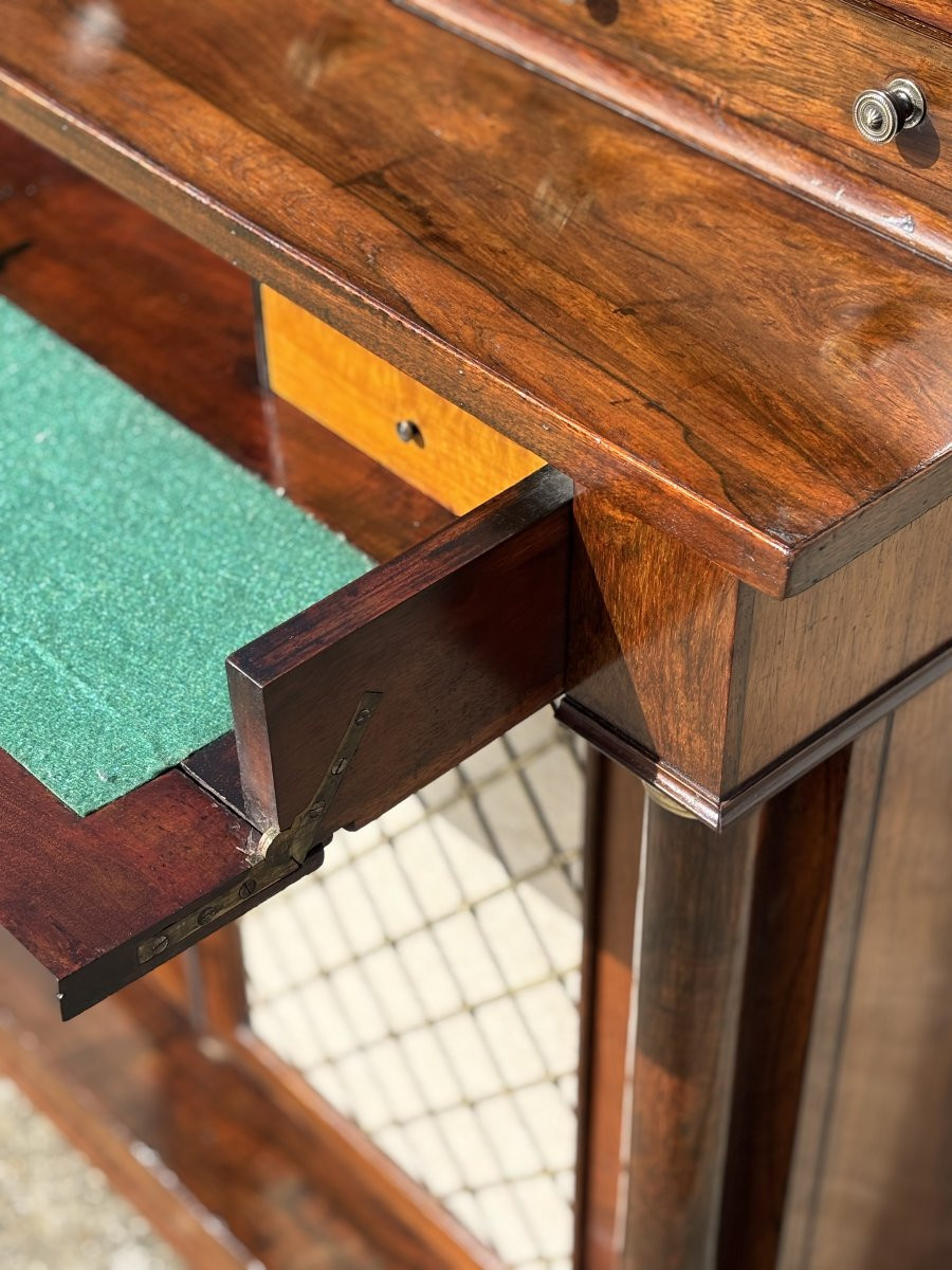 19th Century Regency Period Rosewood Chiffonier-photo-2