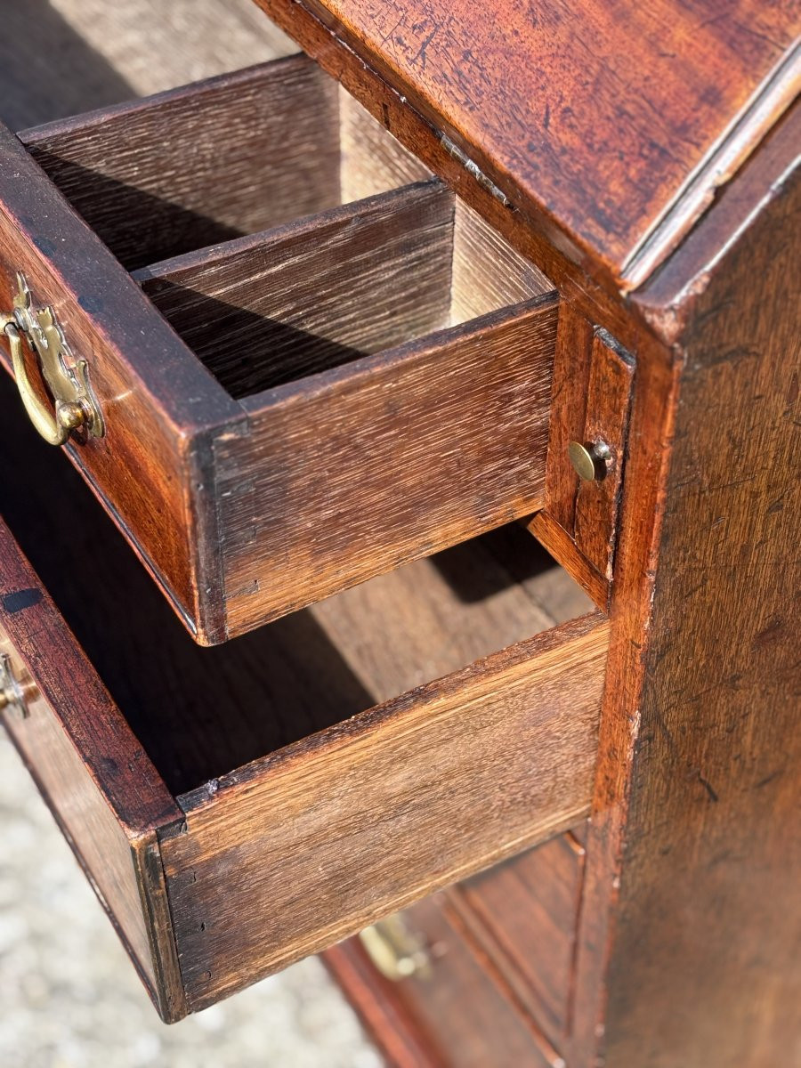 Diminutive 18th Century George III Period Mahogany Desk-photo-2