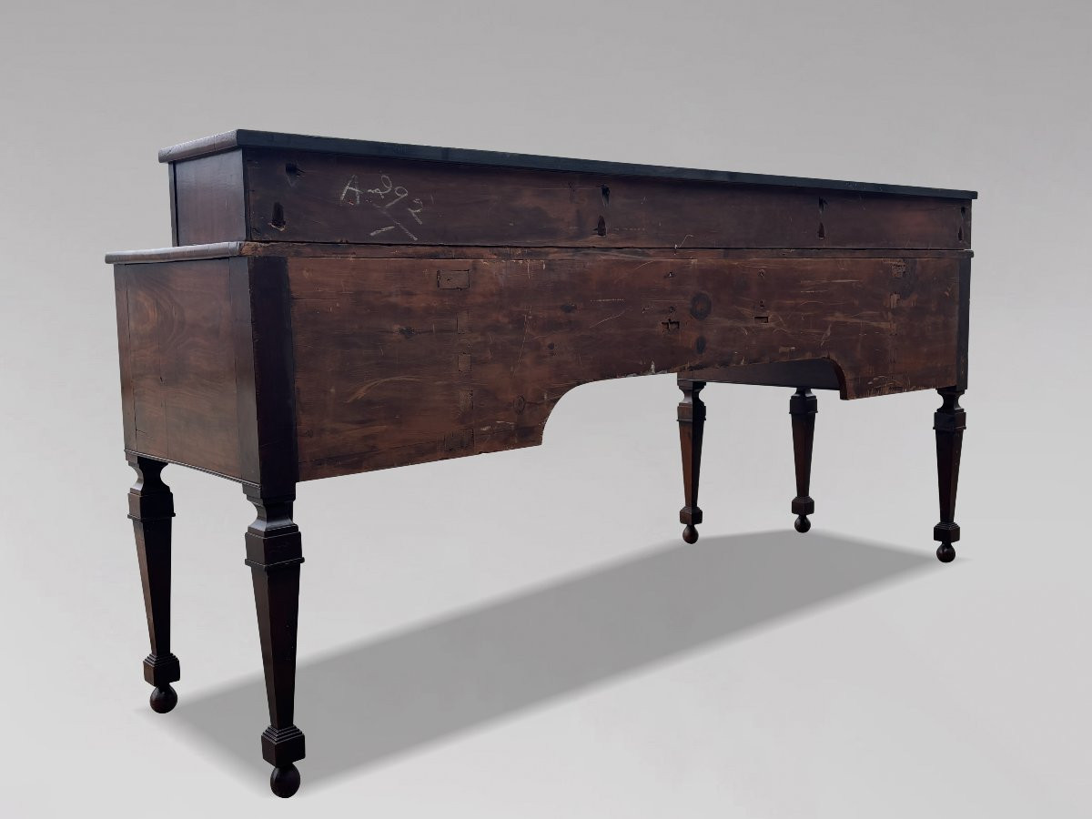 Imposing 18th Century George III Period Mahogany Sideboard-photo-3