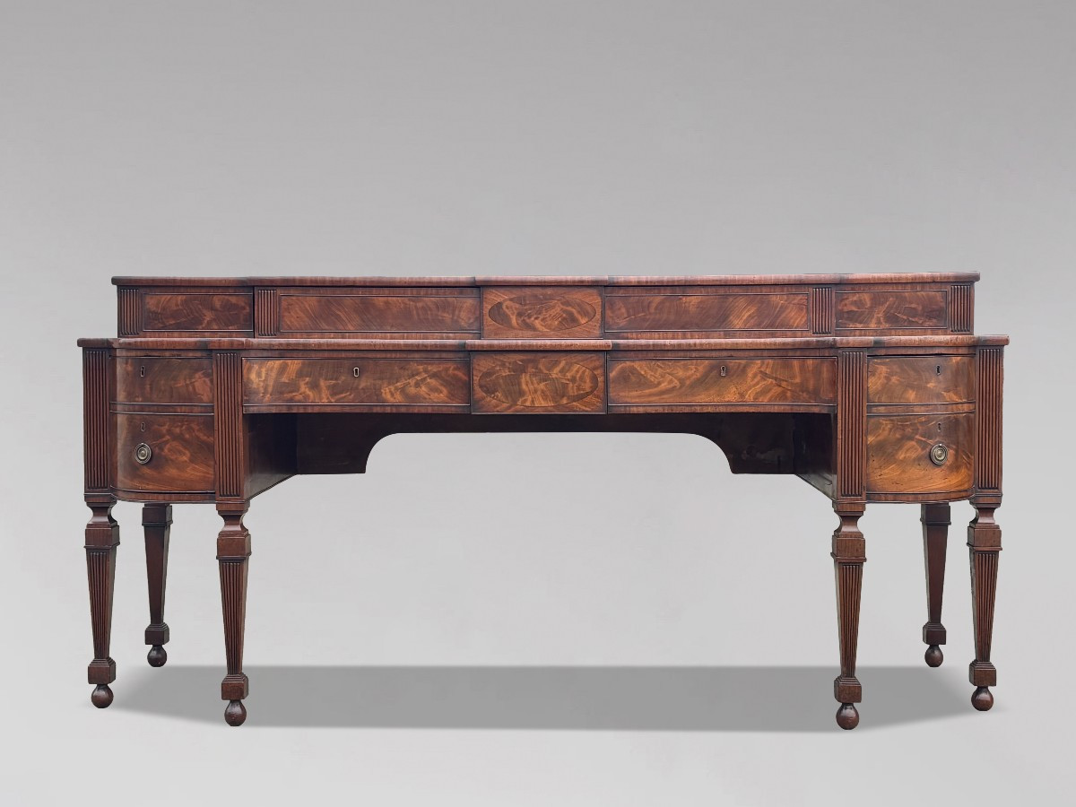 Imposing 18th Century George III Period Mahogany Sideboard