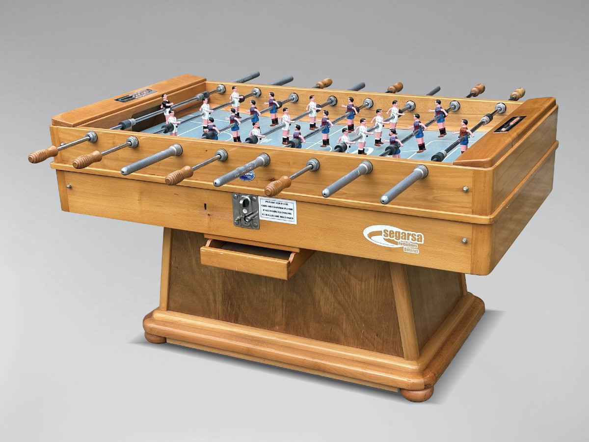  1980s Spanish Foosball Kicker Table-photo-6