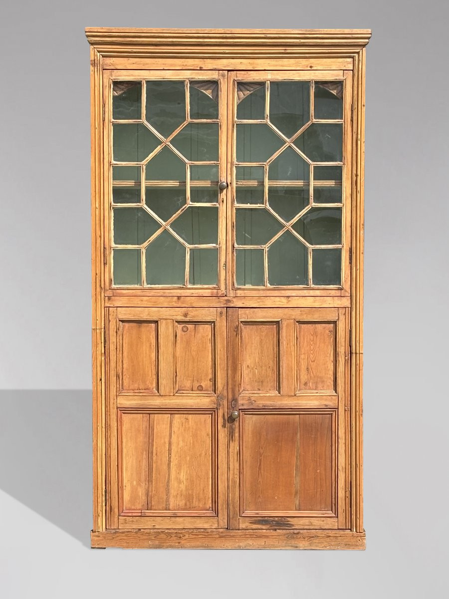 Début 19ème Siècle, Cabinet de Maison de Campagne Géorgien en Pin-photo-2