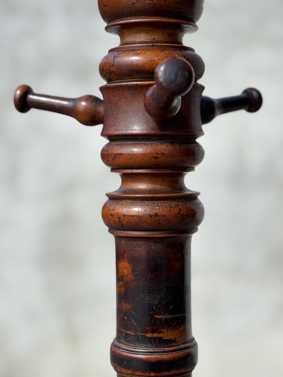 19th Century Bentwood Beech Coat & Hat Stand Labelled Fischel-photo-2