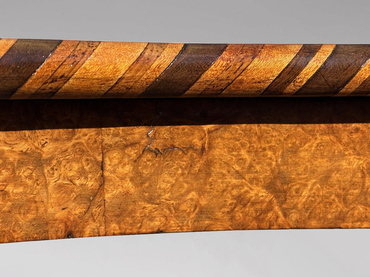 19th Century Victorian Specimen Wood Marquetry Table-photo-5