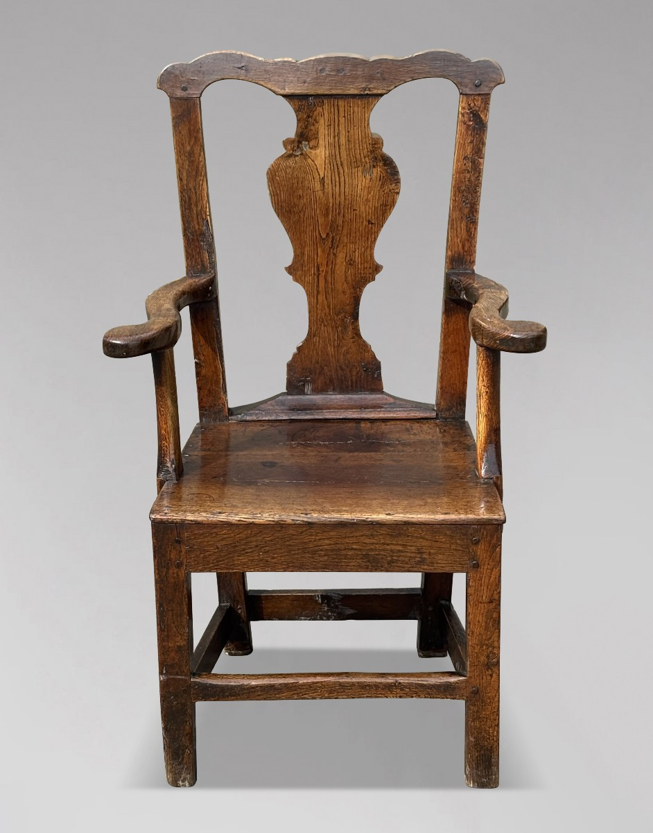18ème Siècle, Fauteuil en Chêne, Époque George III